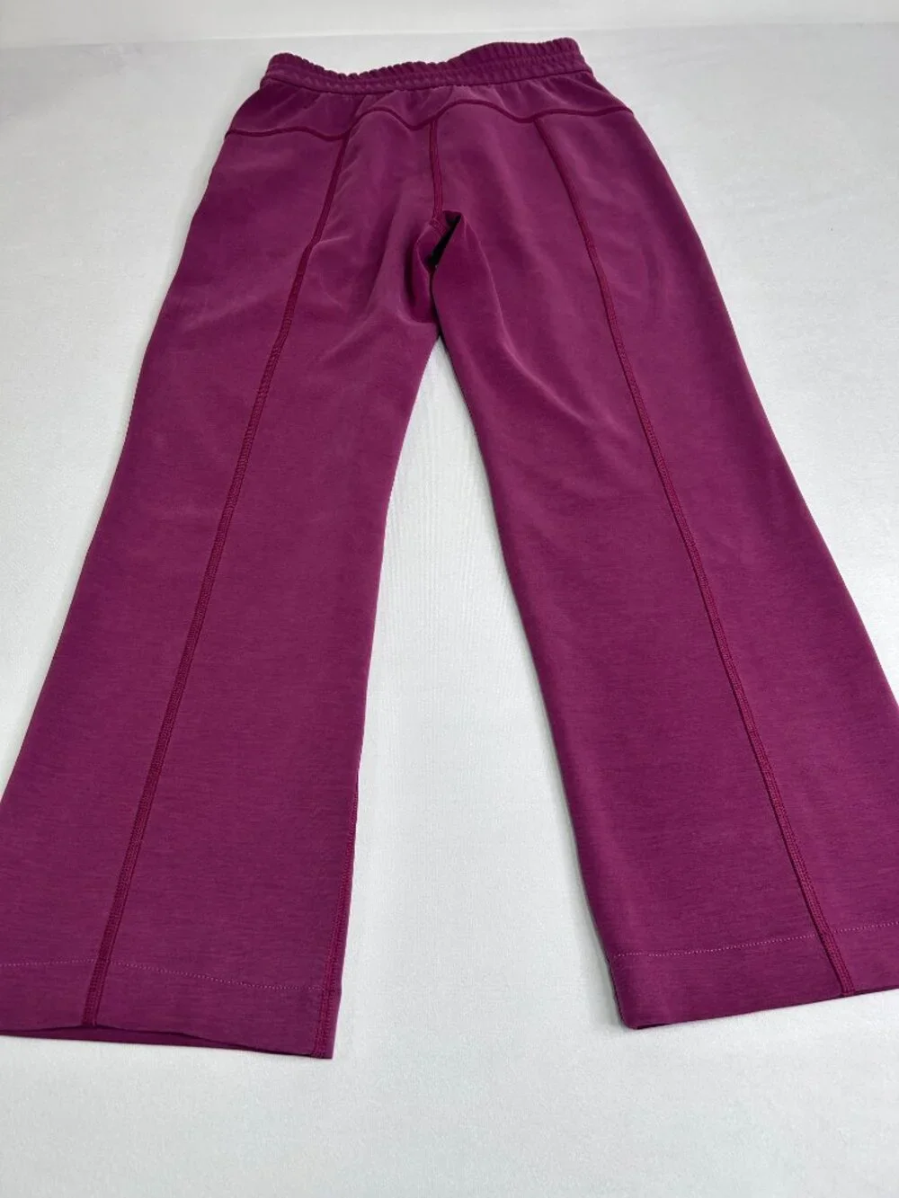Lululemon Softstreme High Rise Pant Size 6 Magenta Plum Hemmed 27 Inseam